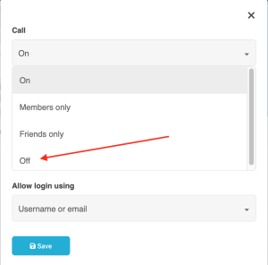 call preference settings